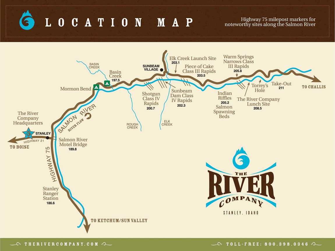 Map of Stanley Stanley Map